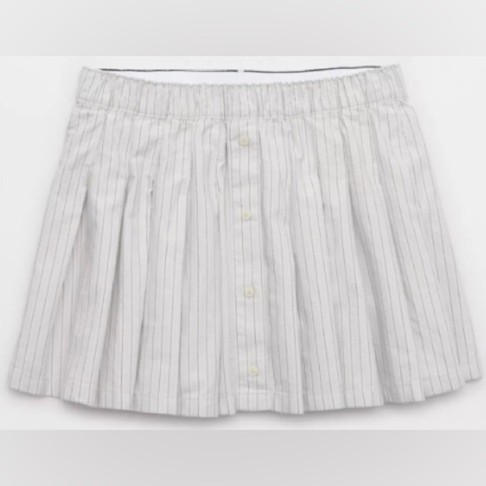 NWT OFFLINE By Aerie Oxford Mini Skirt size large